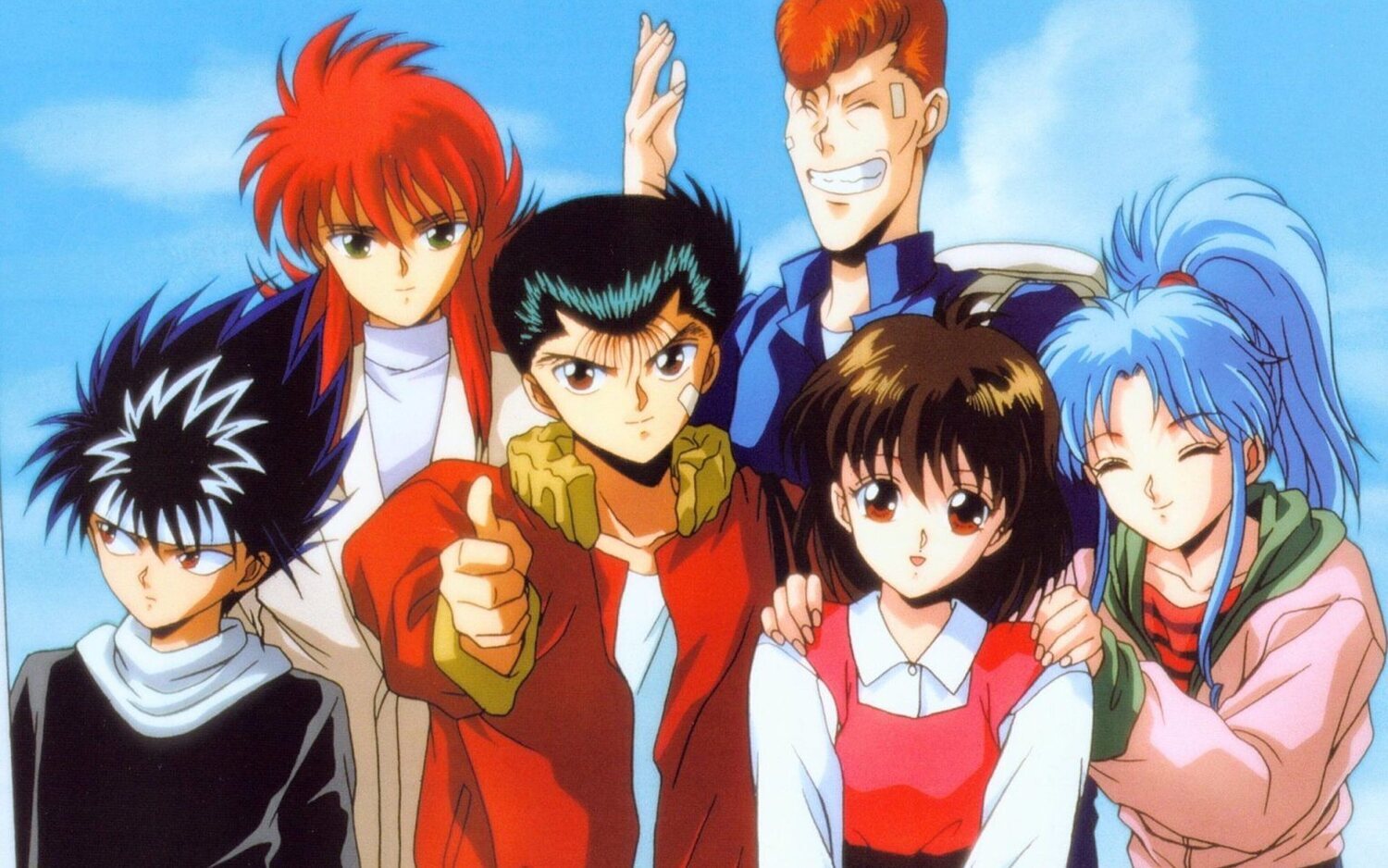 Los protagonistas de 'Yu Yu Hakusho'.