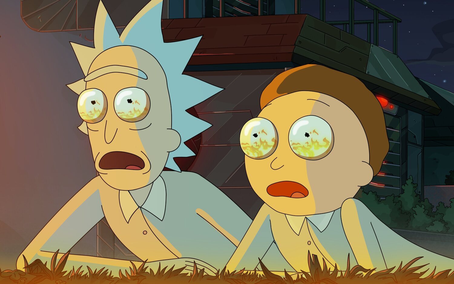 Rick Sanchez y Morty Smith en 'Rick y Morty'