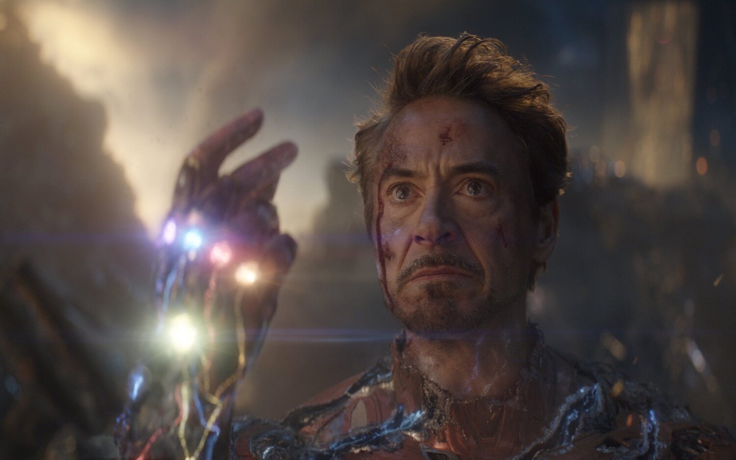 Robert Downey Jr. como Iron Man en 'Vengadores: Endgame'