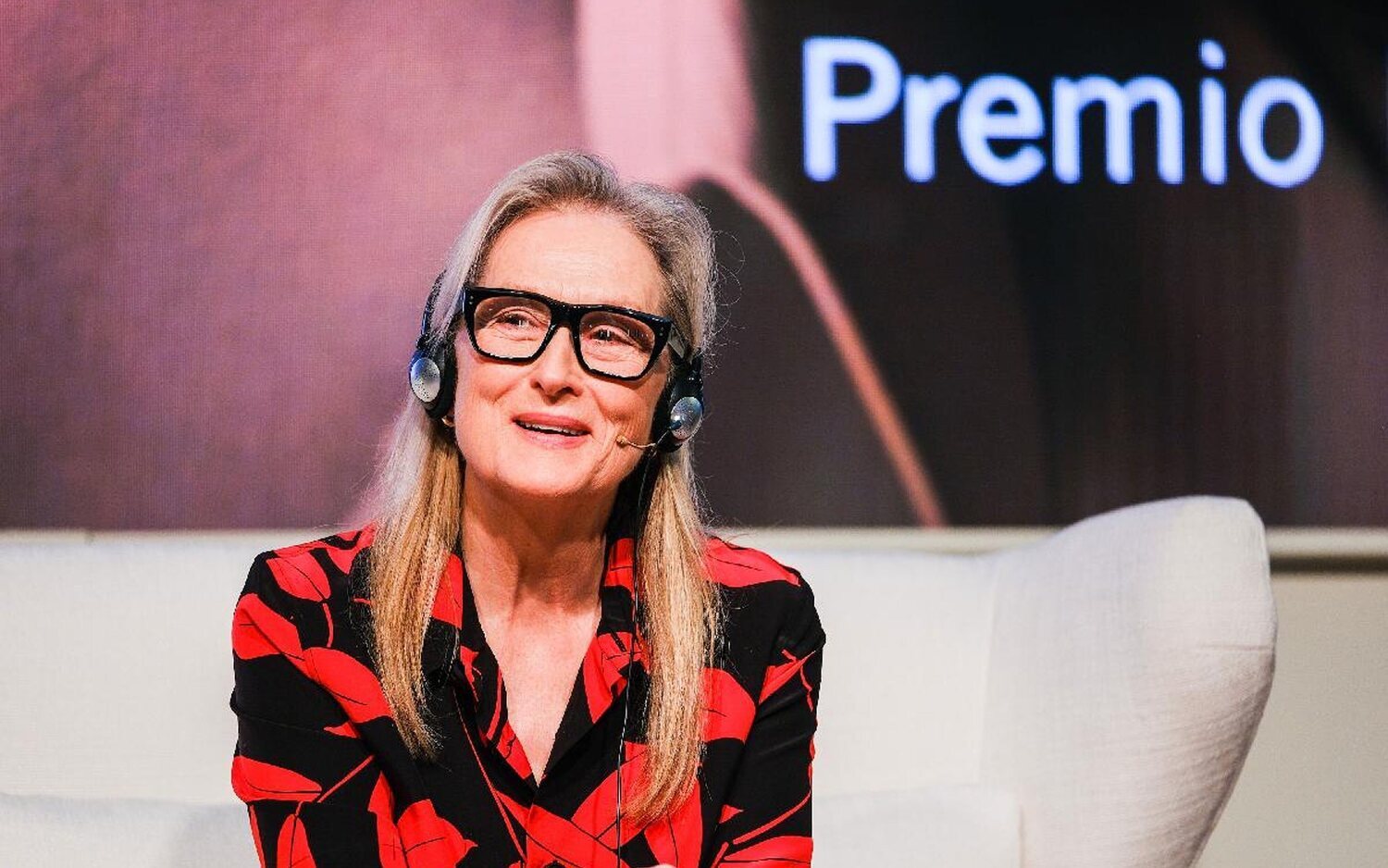 Meyl Streep en su charla para los Premios Princesa de Asturias 2023