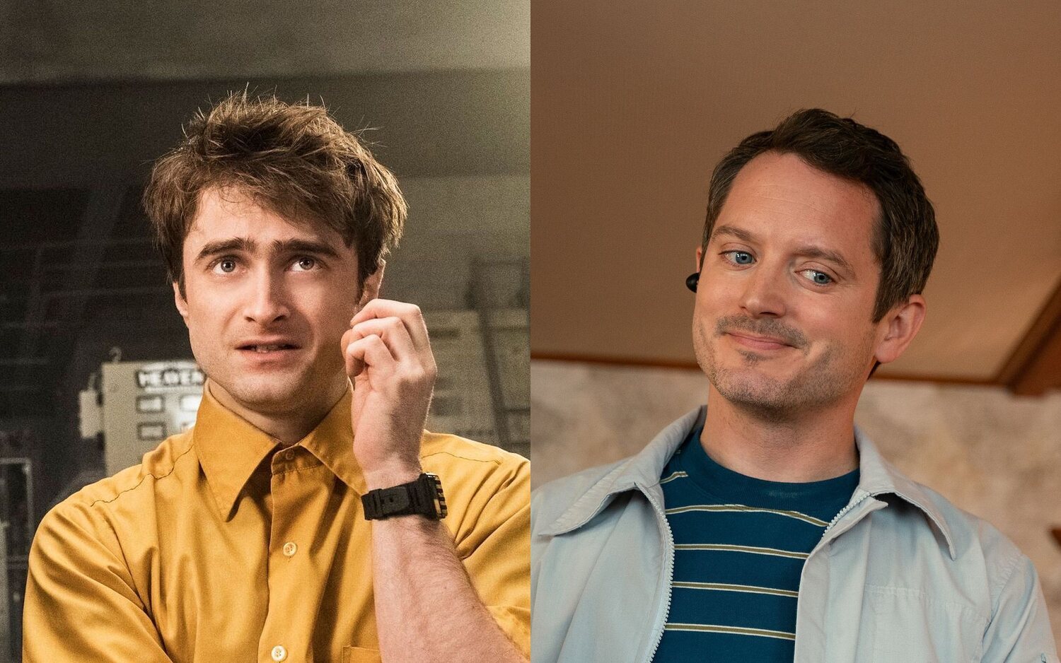 Daniel Radcliffe en 'Miracle Workers' / Elijah Wood en 'Yellowjackets'