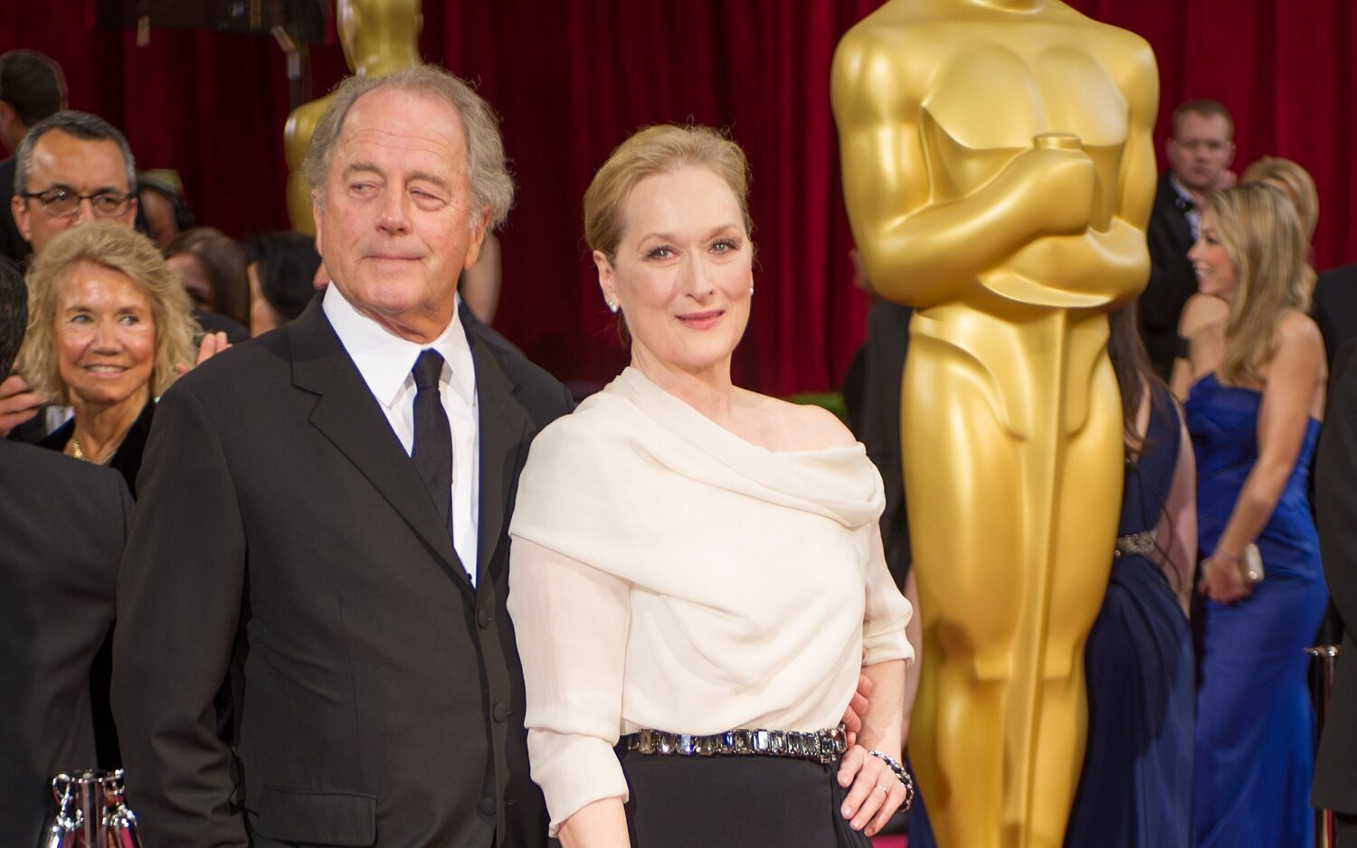 Meryl Streep y Don Gummer en los Oscar de 2014