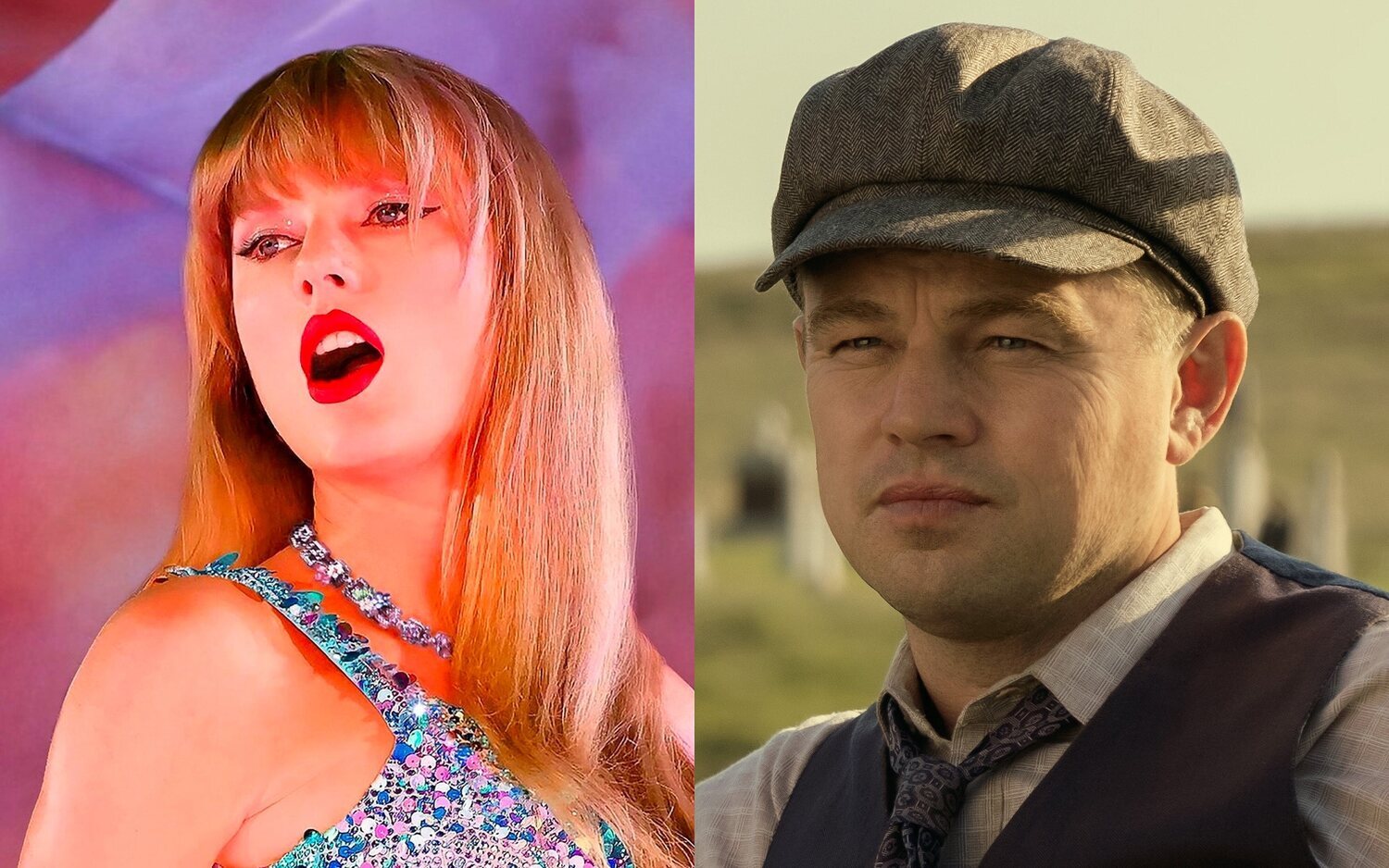 Taylor Swift en 'The Eras Tour' y Leonardo DiCaprio en 'Los asesinos de la luna'