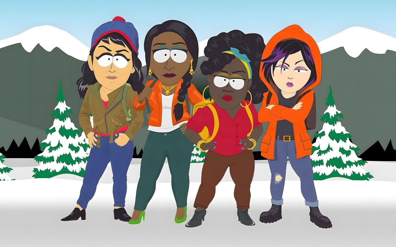 Los protagonistas de 'South Park' en el multiverso donde todo el mundo son mujeres diversas contra el patriarcado