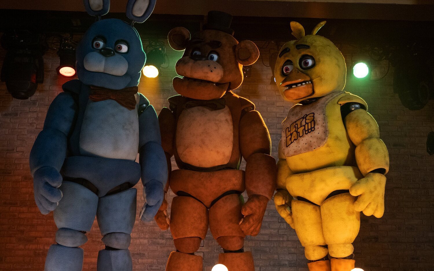 Los animales robóticos protagonistas de 'Five Nights at Freddy's'