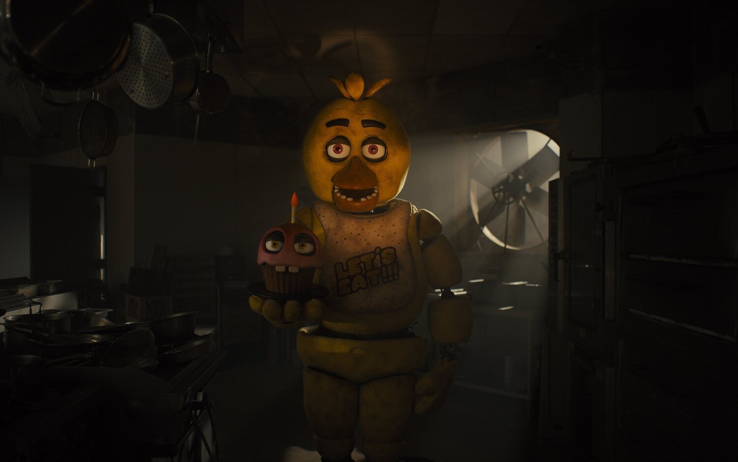 Chica, uno de los animatrones de 'Five Nights at Freddy's'