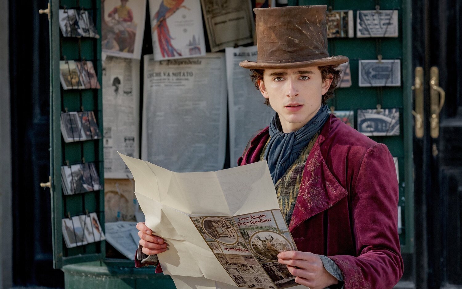 Timothée Chalamet como Willy Wonka en 'Wonka'