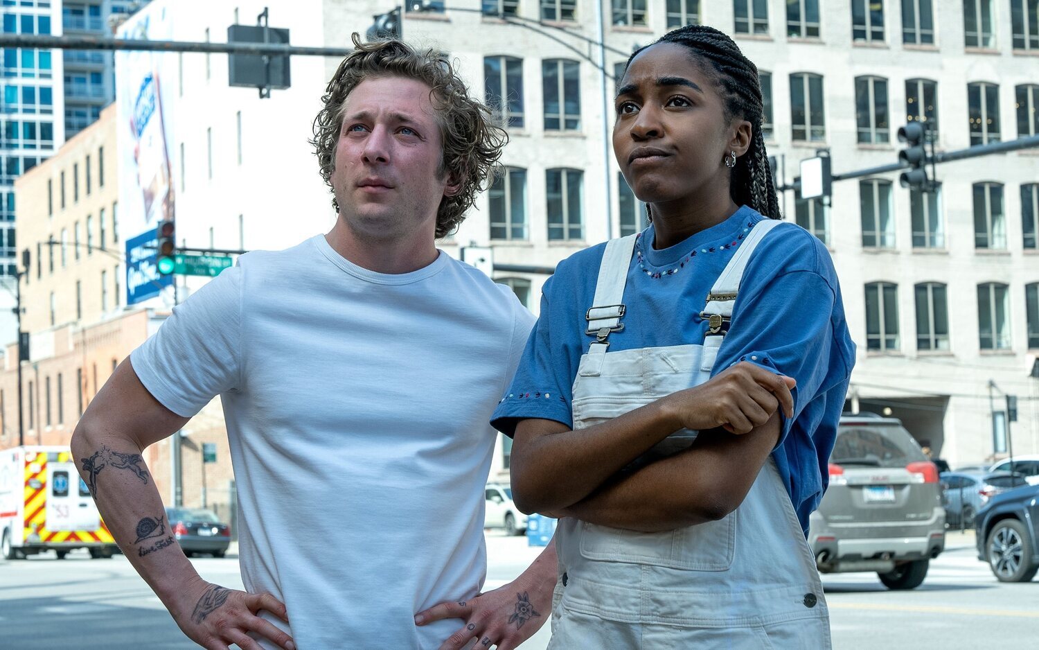 Jeremy Allen White y Ayo Edebiri en 'The Bear'