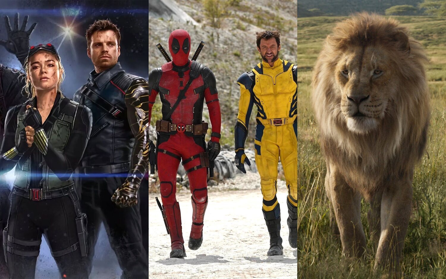 'Thunderbolts', 'Deadpool 3' y 'El Rey León'