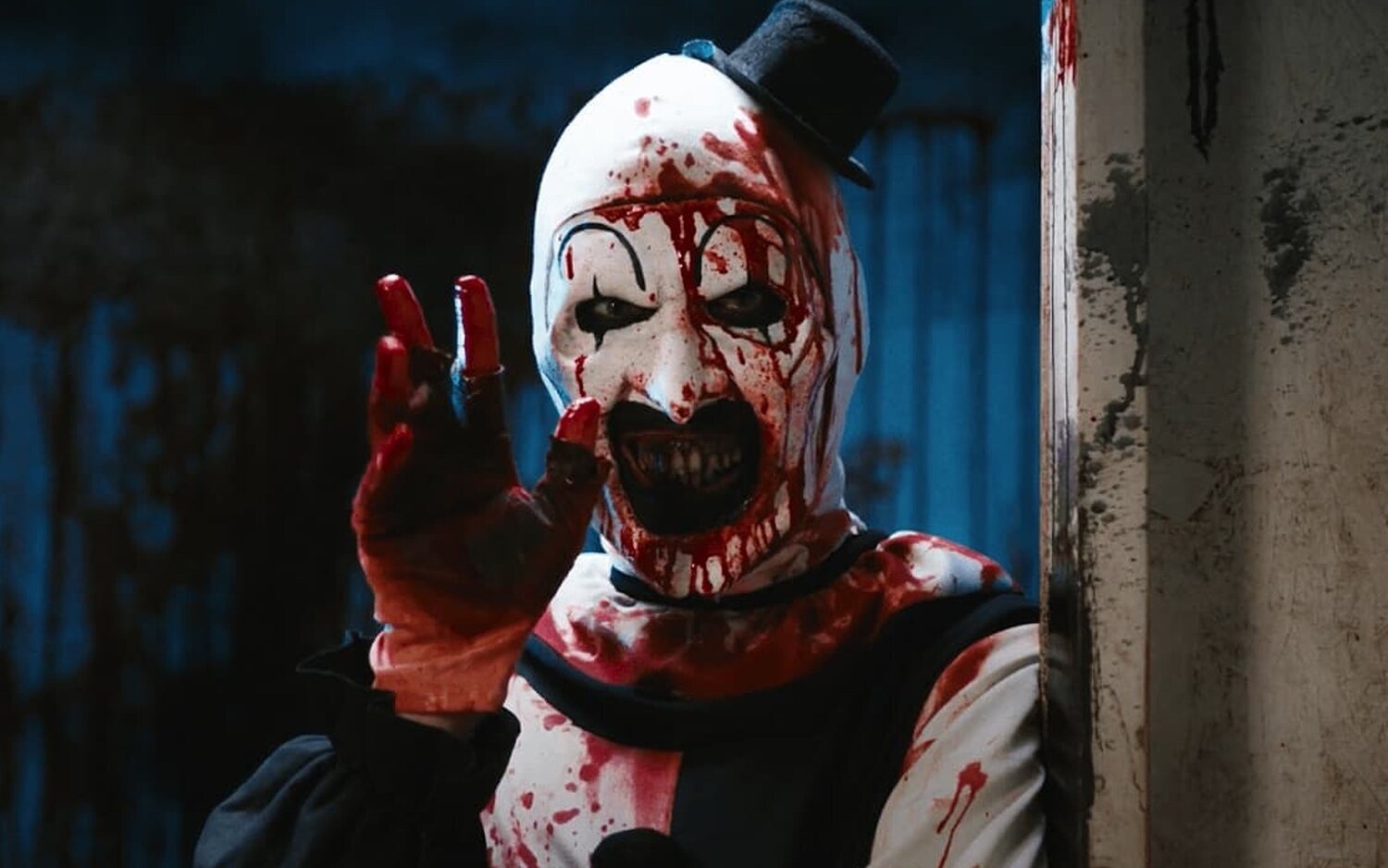 David Howard Thornton como Art The Clown en 'Terrifier 2'