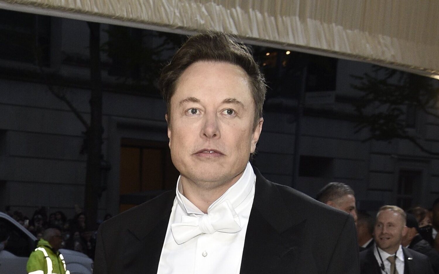 Elon Musk en la gala del Met de 2022