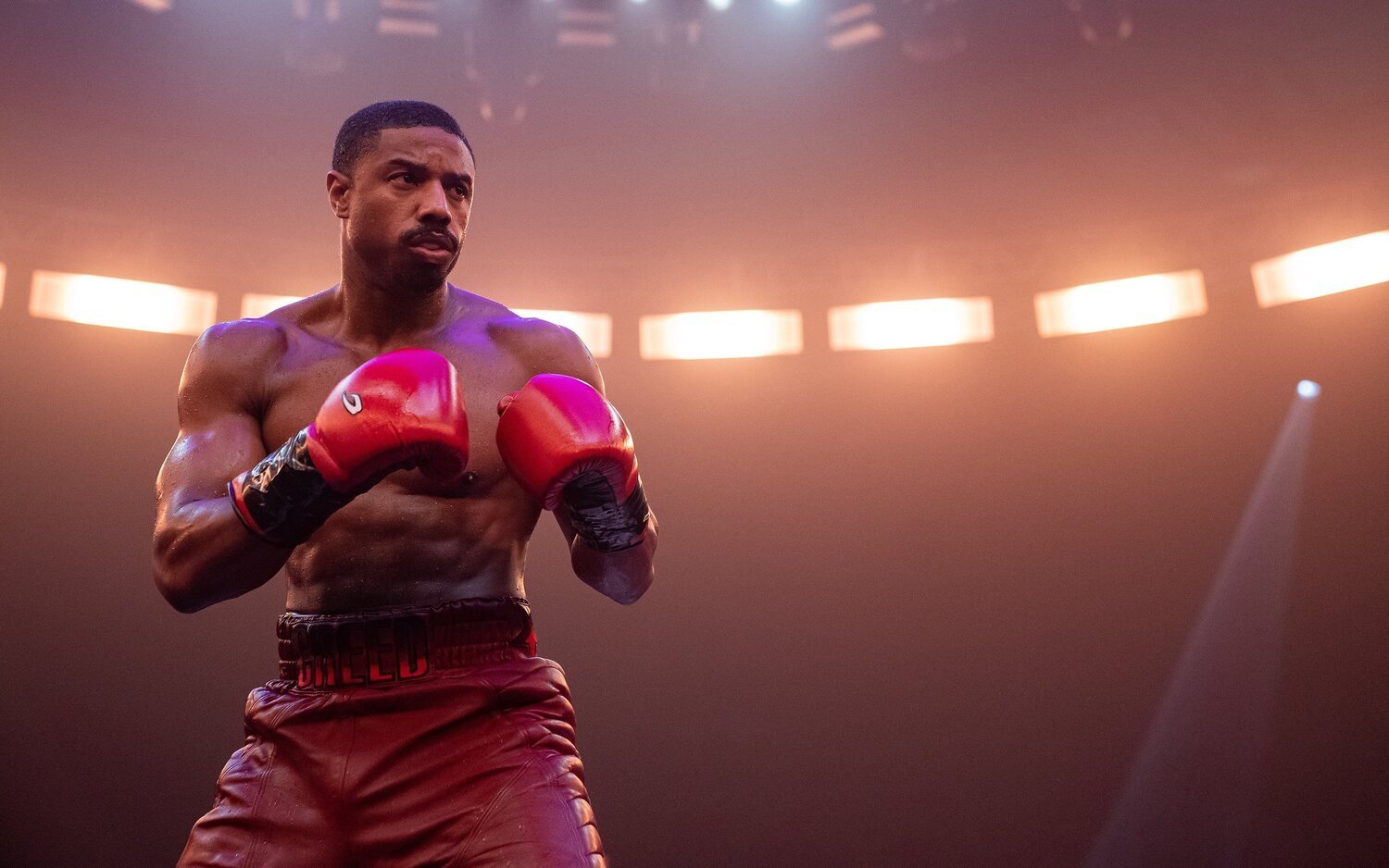 Michael B. Jordan en una escena de 'Creed III'