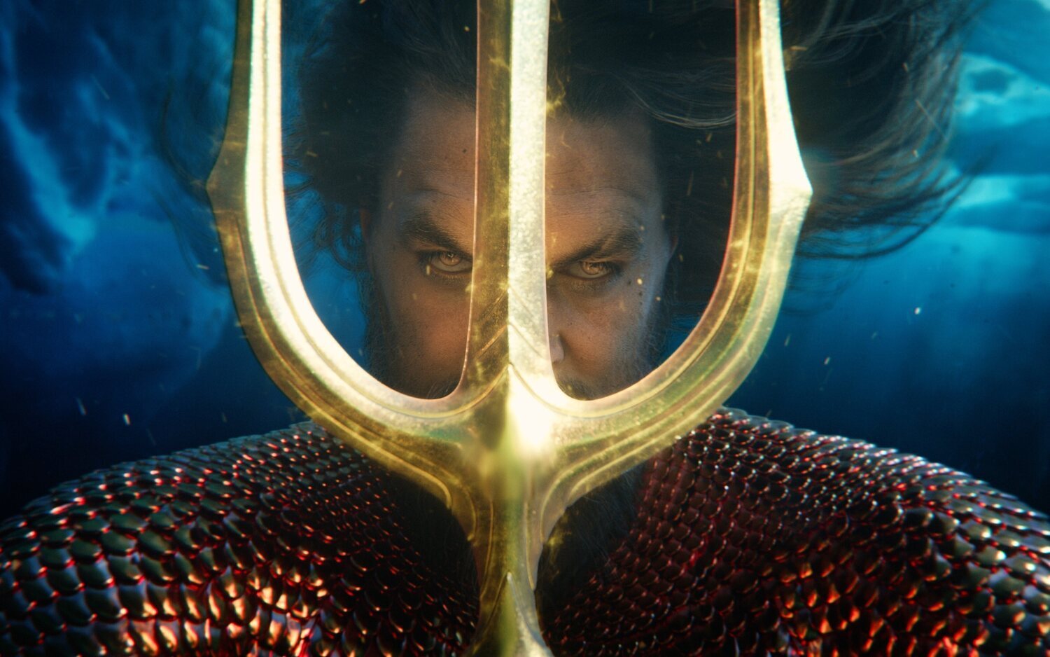 Jason Mamoa en 'Aquaman y el reino perdido'