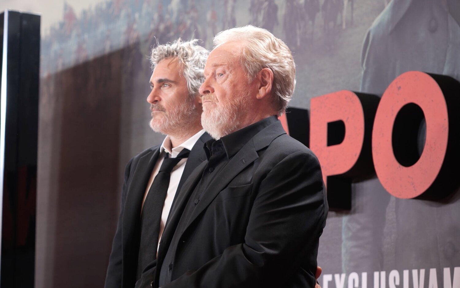 Joaquin Phoenix y Ridley Scott en el Museo del Prado de Madrid