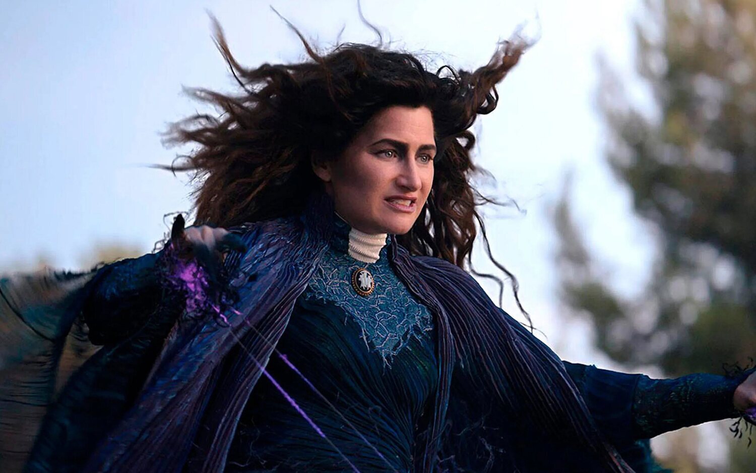 Kathryn Hahn como Agatha Harkness en el final de 'Bruja Escarlata y Visión'