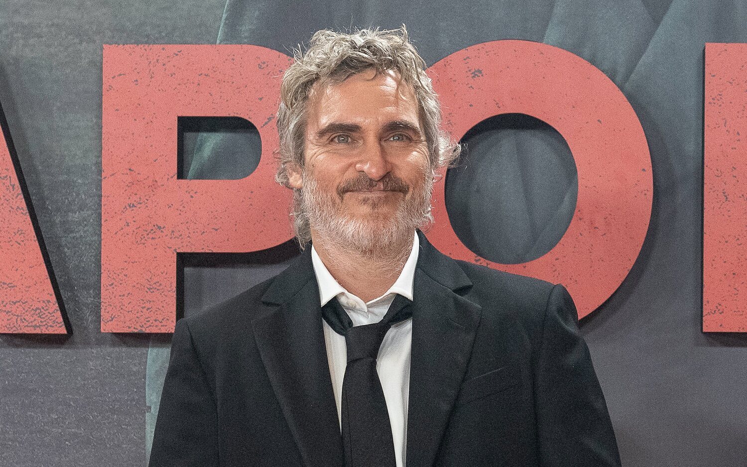 Joaquin Phoenix presentando 'Napoleón' en Madrid