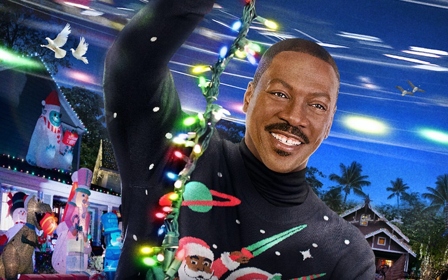 Eddie Murphy como Chris Carver en 'Navidad en Candy Cane Lane'