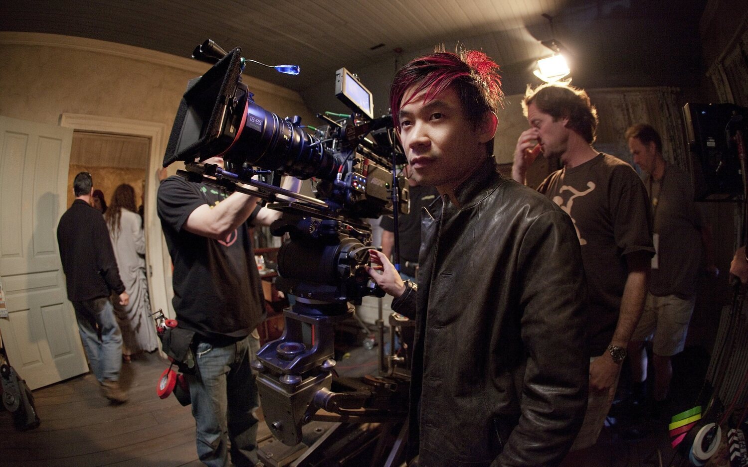 James Wan en el rodaje de 'Expediente Warren'