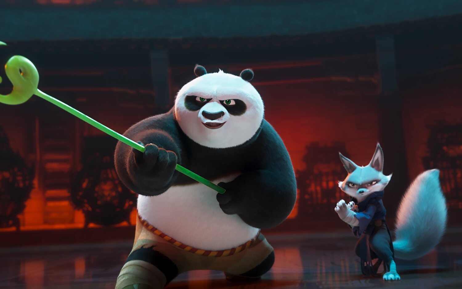 Po y Zhen en 'Kung Fu Panda 4'