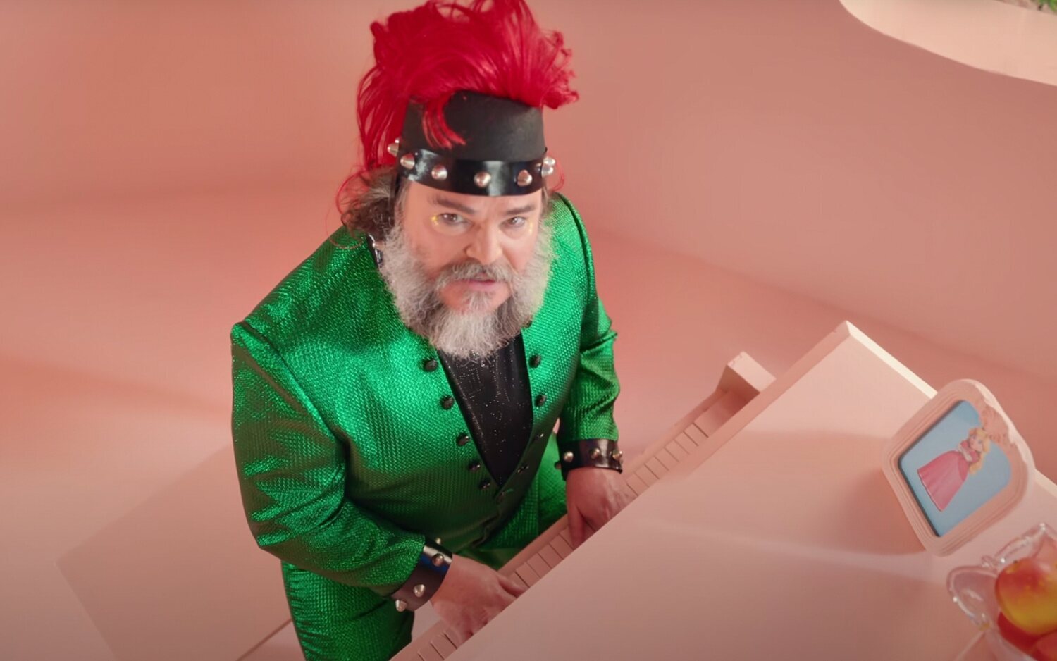 Jack Black en el videoclip de 'Peaches'