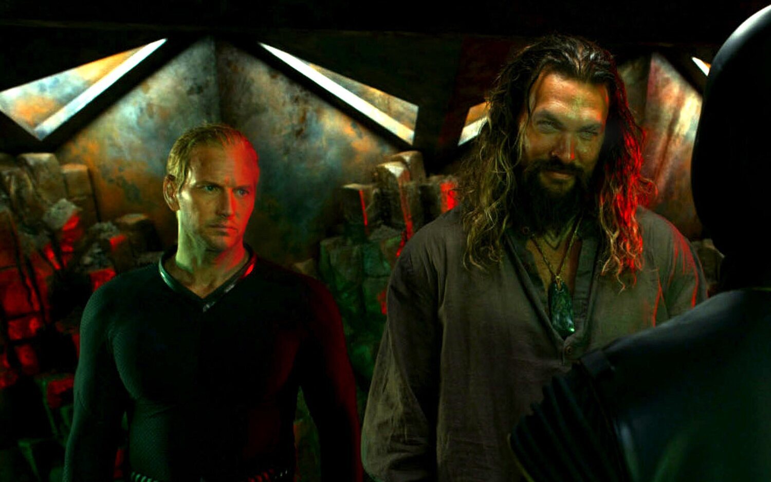 Patrick Wilson y Jason Momoa en 'Aquaman y el reino perdido'