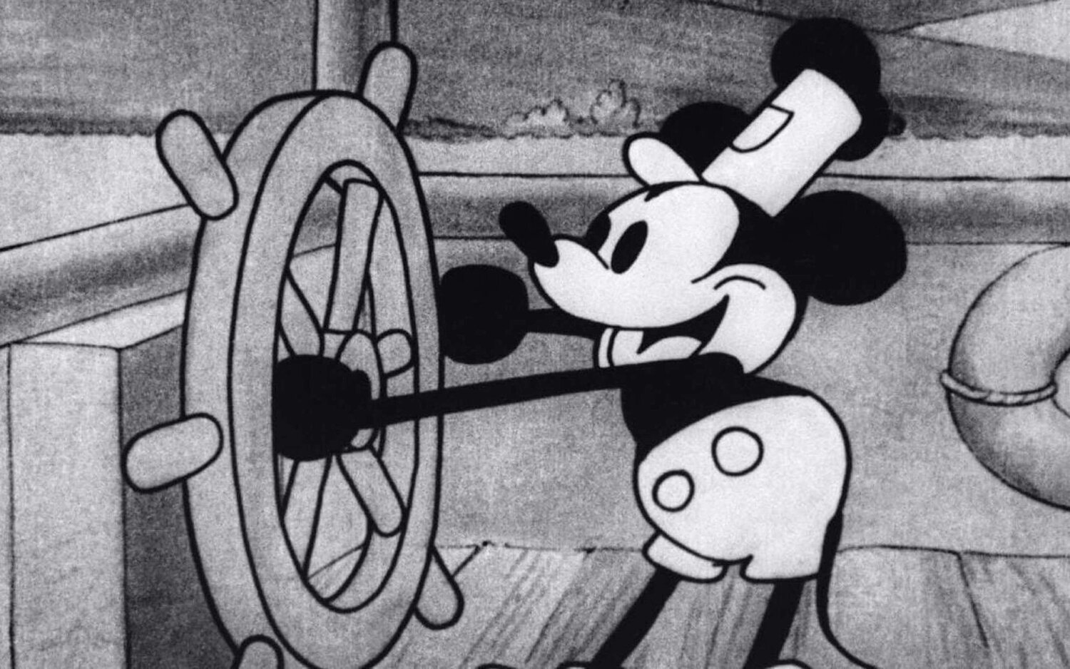 Mickey Mouse en 'Willie y el barco de vapor'