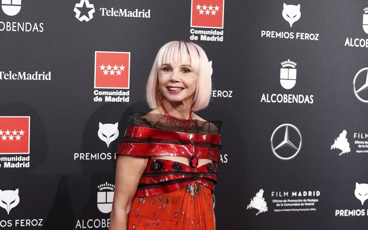 Victoria Abril en la alfombra roja de los Premios Feroz 2020