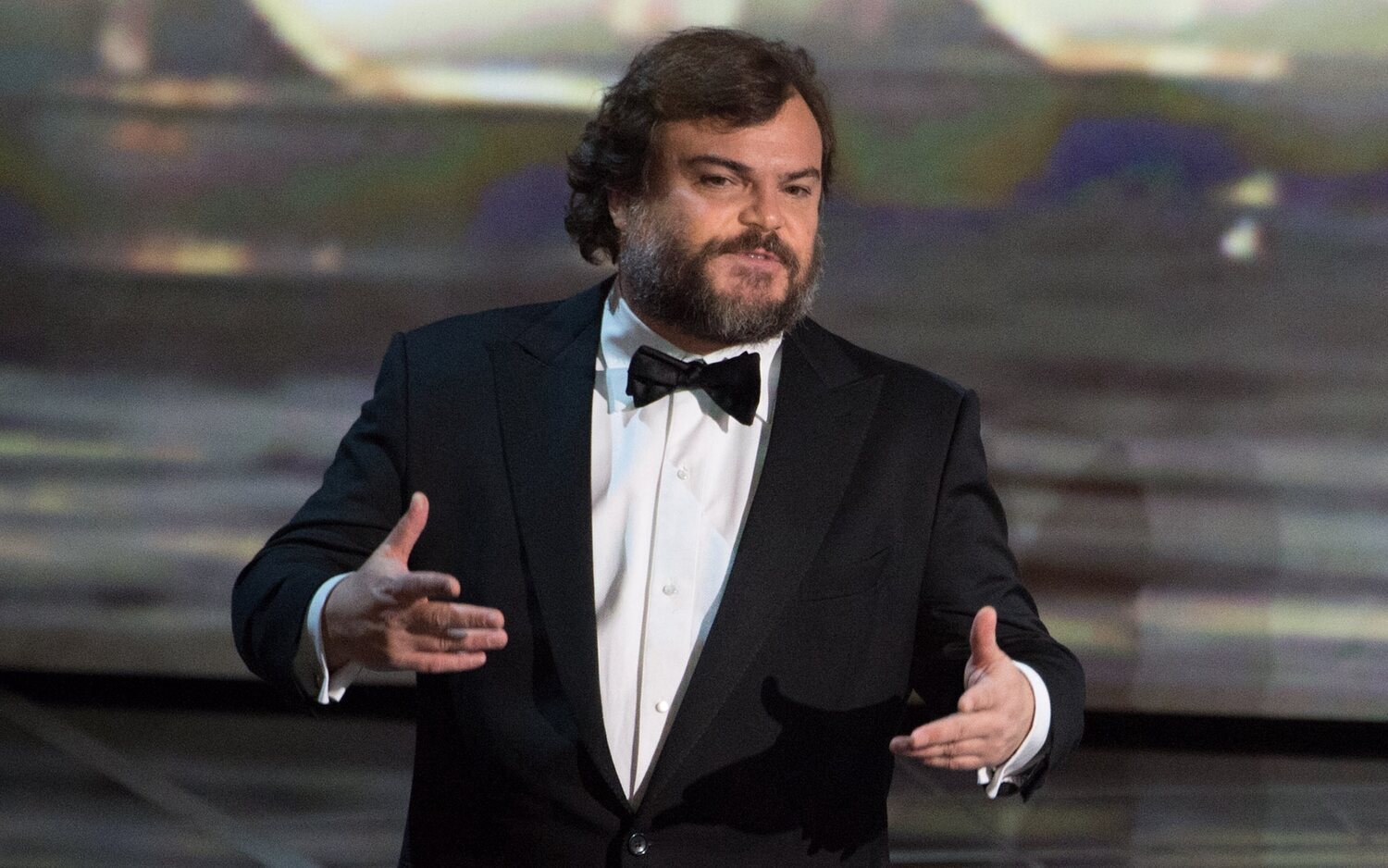 Jack Black en la gala de los Oscar