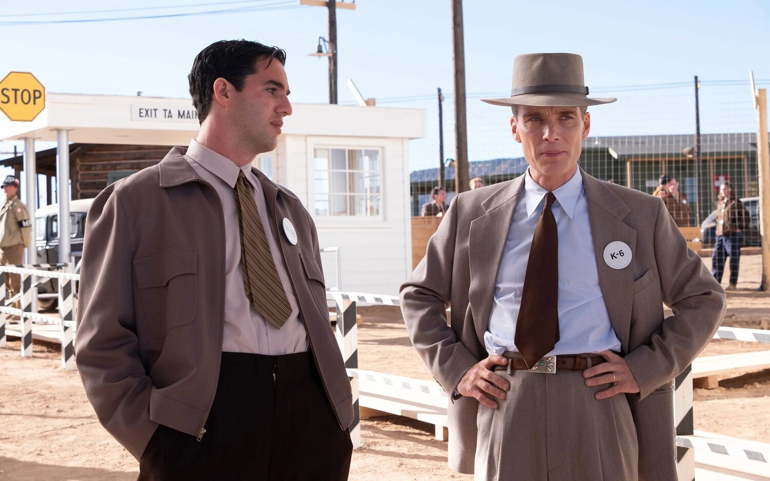 Benny Safdie junto a Cillian Murphy en 'Oppenheimer'