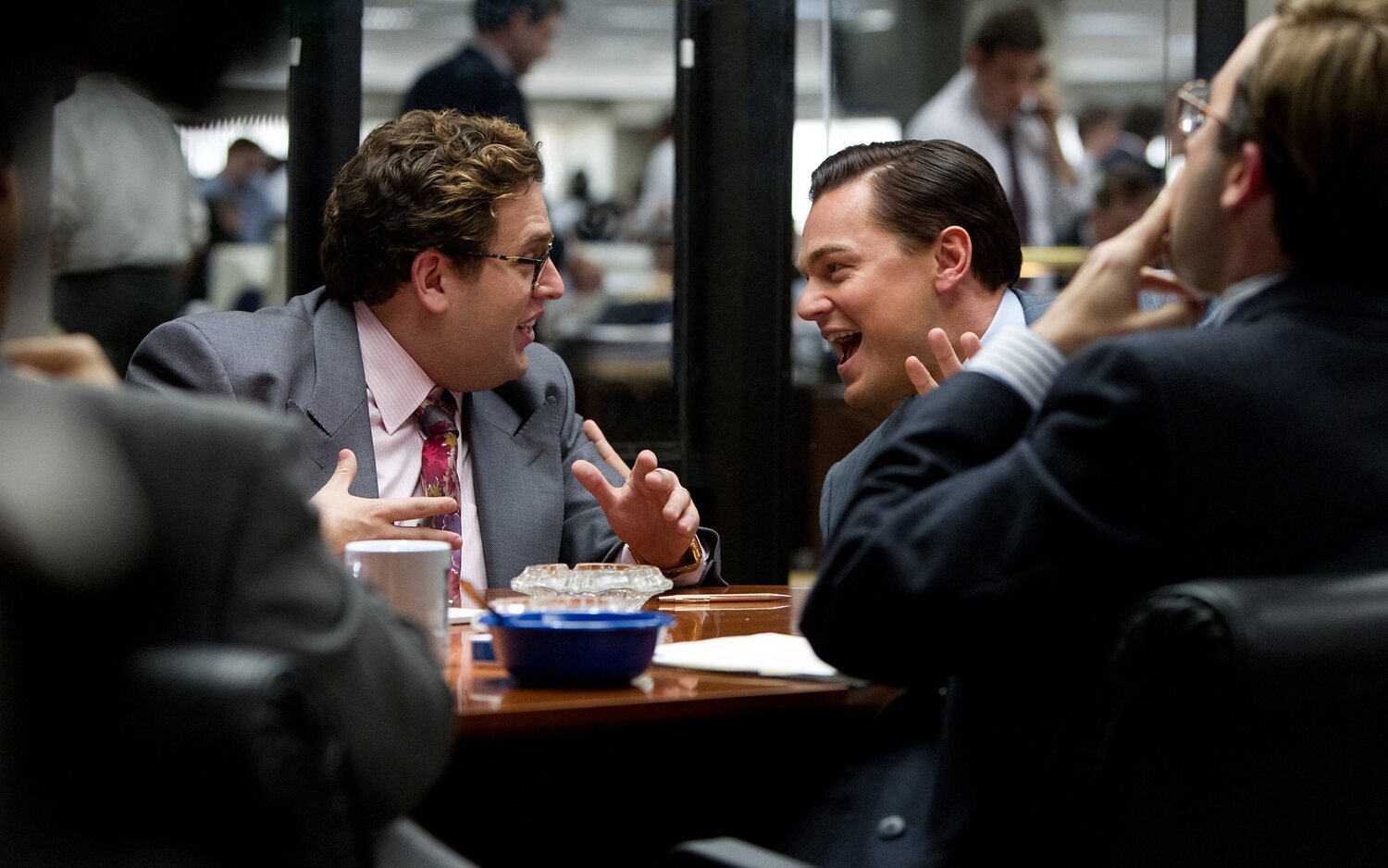 Jonah Hill y Leonardo DiCaprio en 'El lobo de Wall Street'