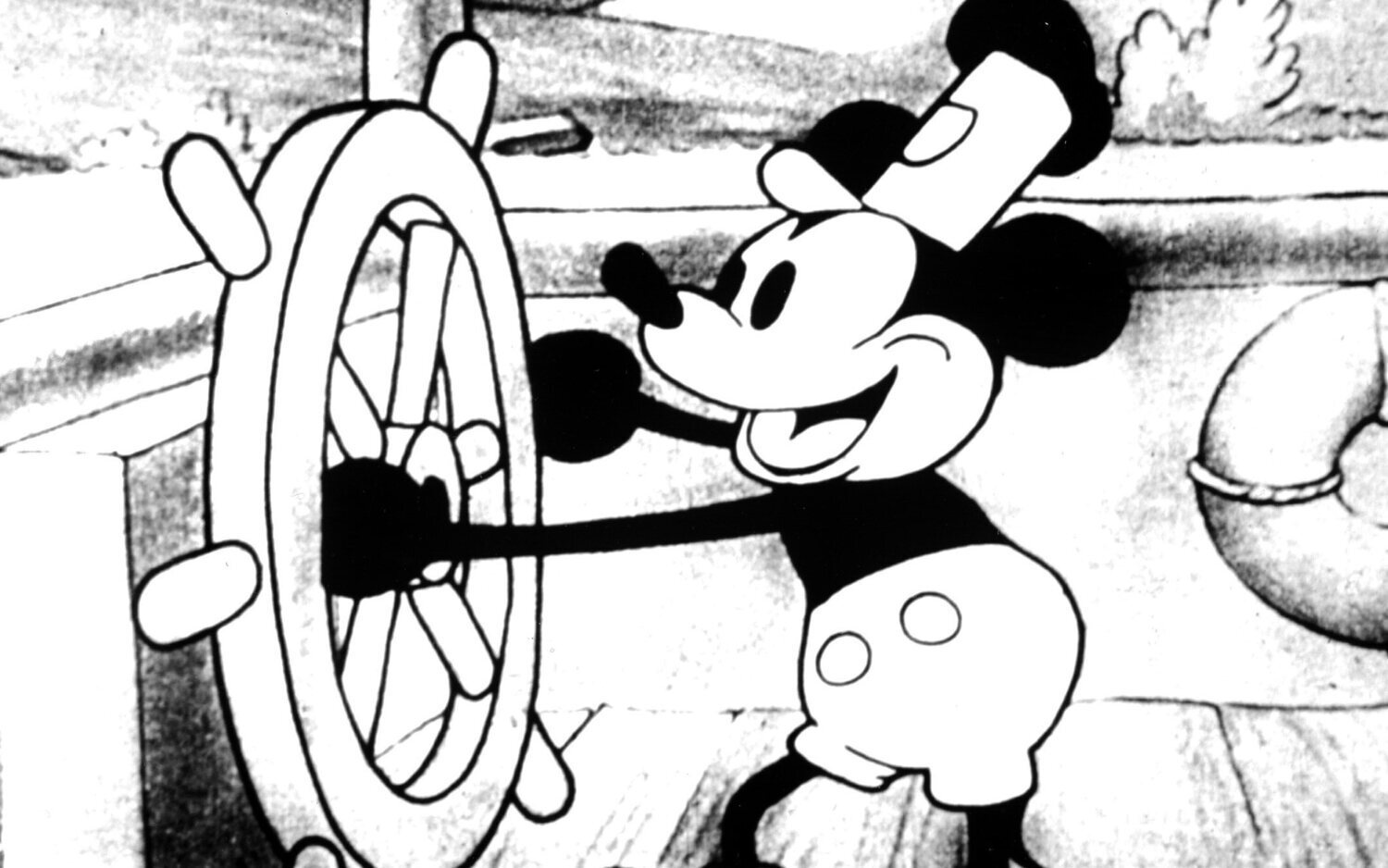 Mickey Mouse en 'Willie y el barco de vapor'