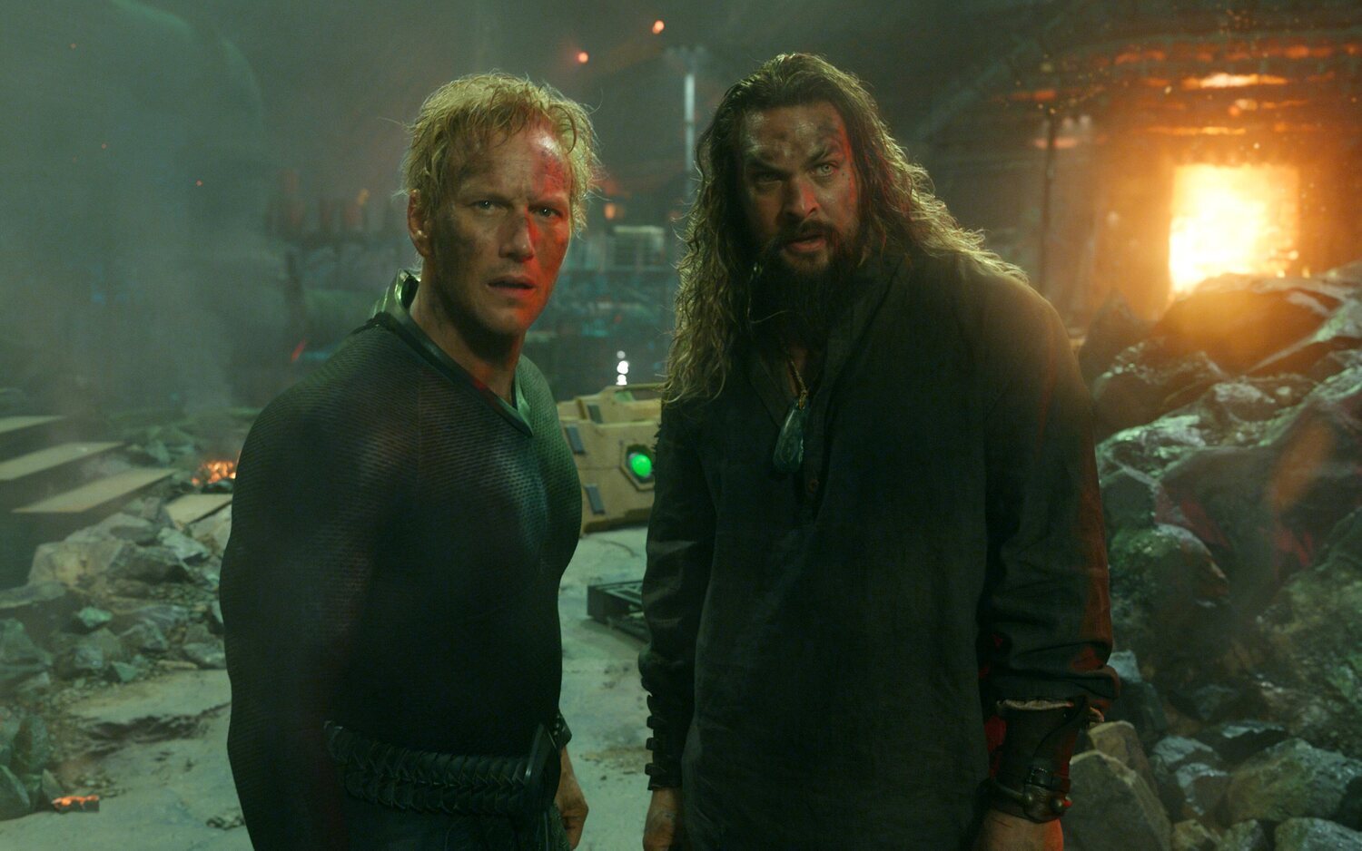 Patrick Wilson y Jason Momoa en 'Aquaman y el reino perdido'