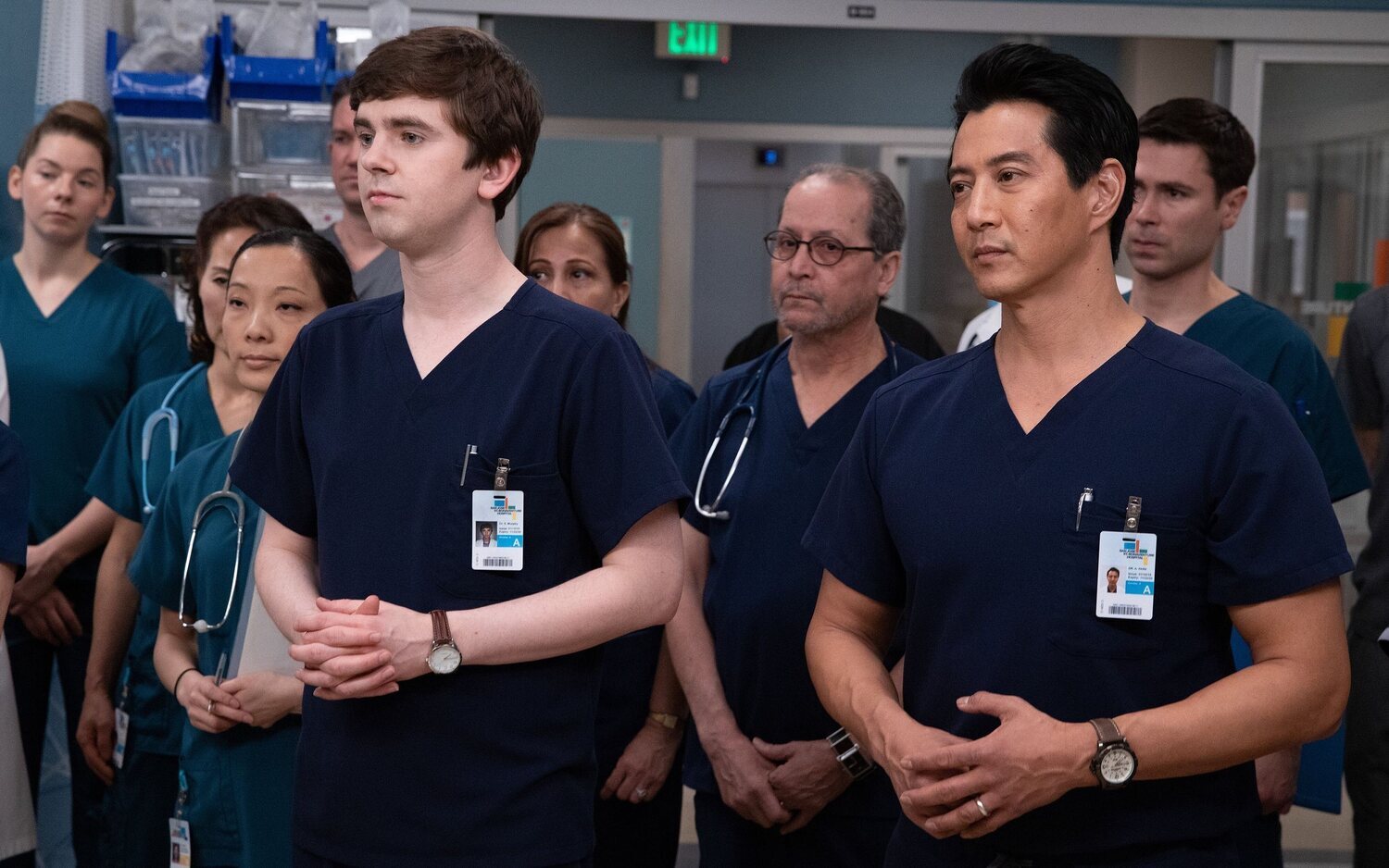 Freddie Highmore y Will Yun Lee en 'The Good Doctor'