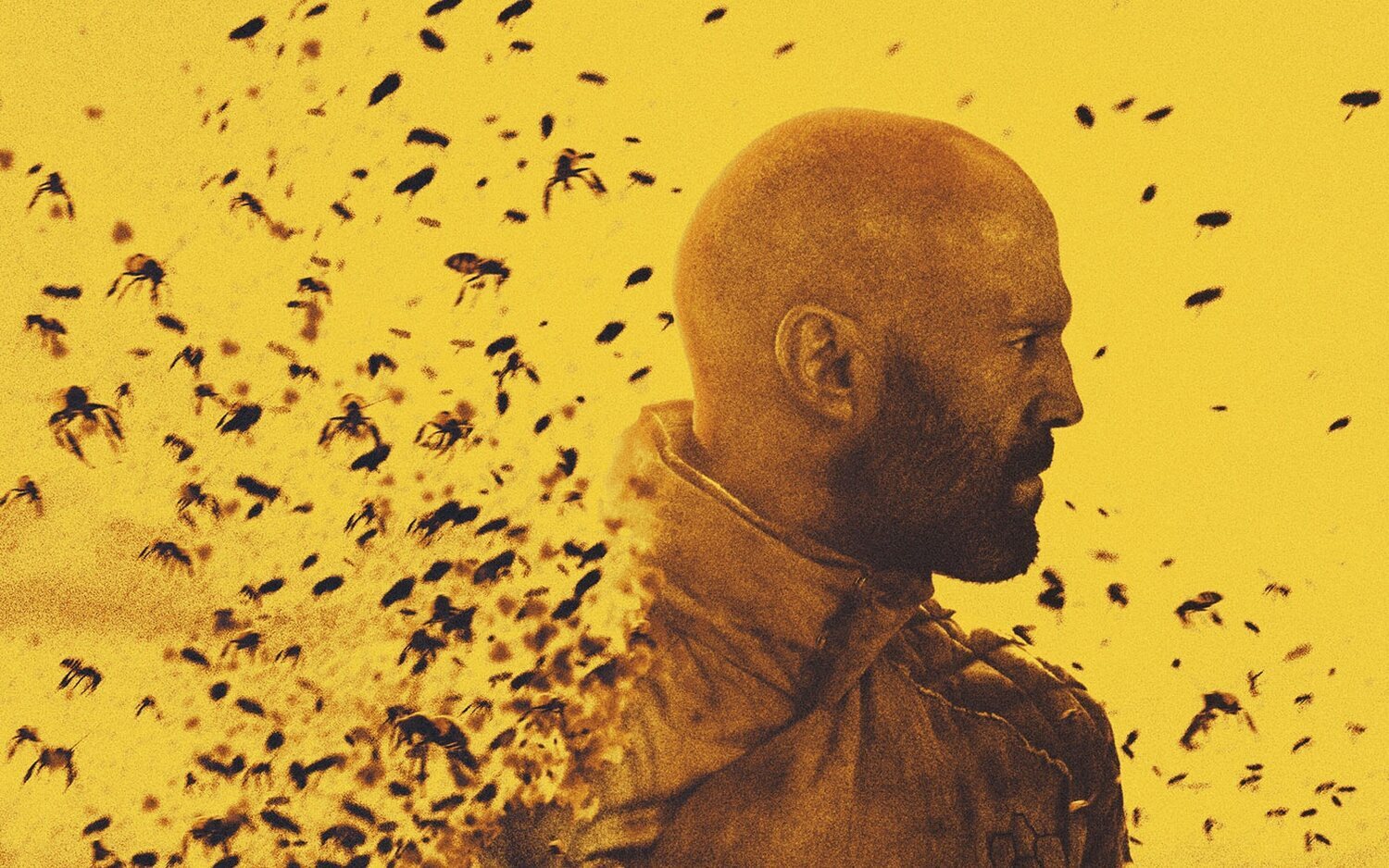 Jason Statham en el póster de 'The Beekeeper. El protector'