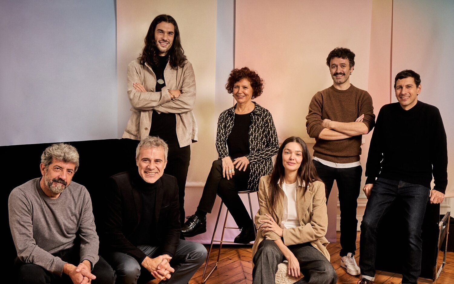 Alberto Rodríguez, Domingo Corral, Oliver Laxe, Icíar Bollaín, Ana Rujas, Rodrigo Sorogoyen y Guillermo Farré