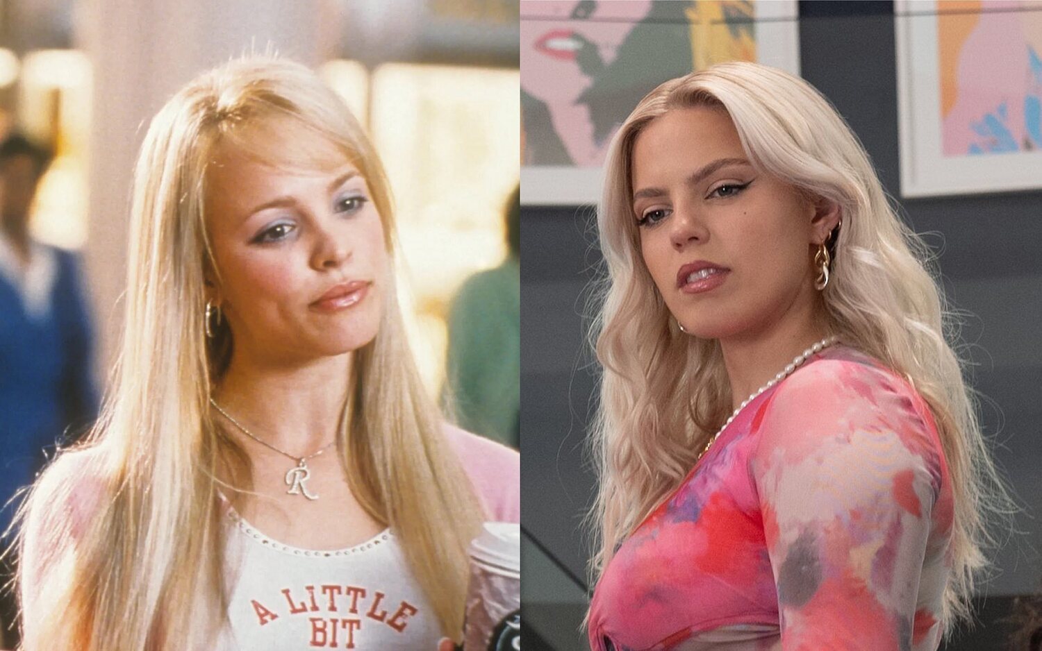 Rachel McAdams como Regina George en la 'Chicas malas' original y Reneé Rapp en la versión de 2024