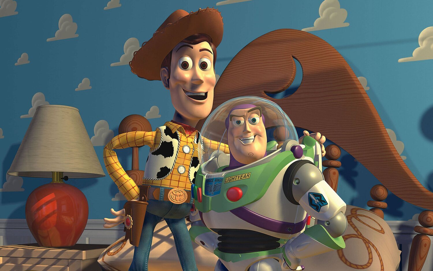 Woody y Buzz Lightyear en 'Toy Story'