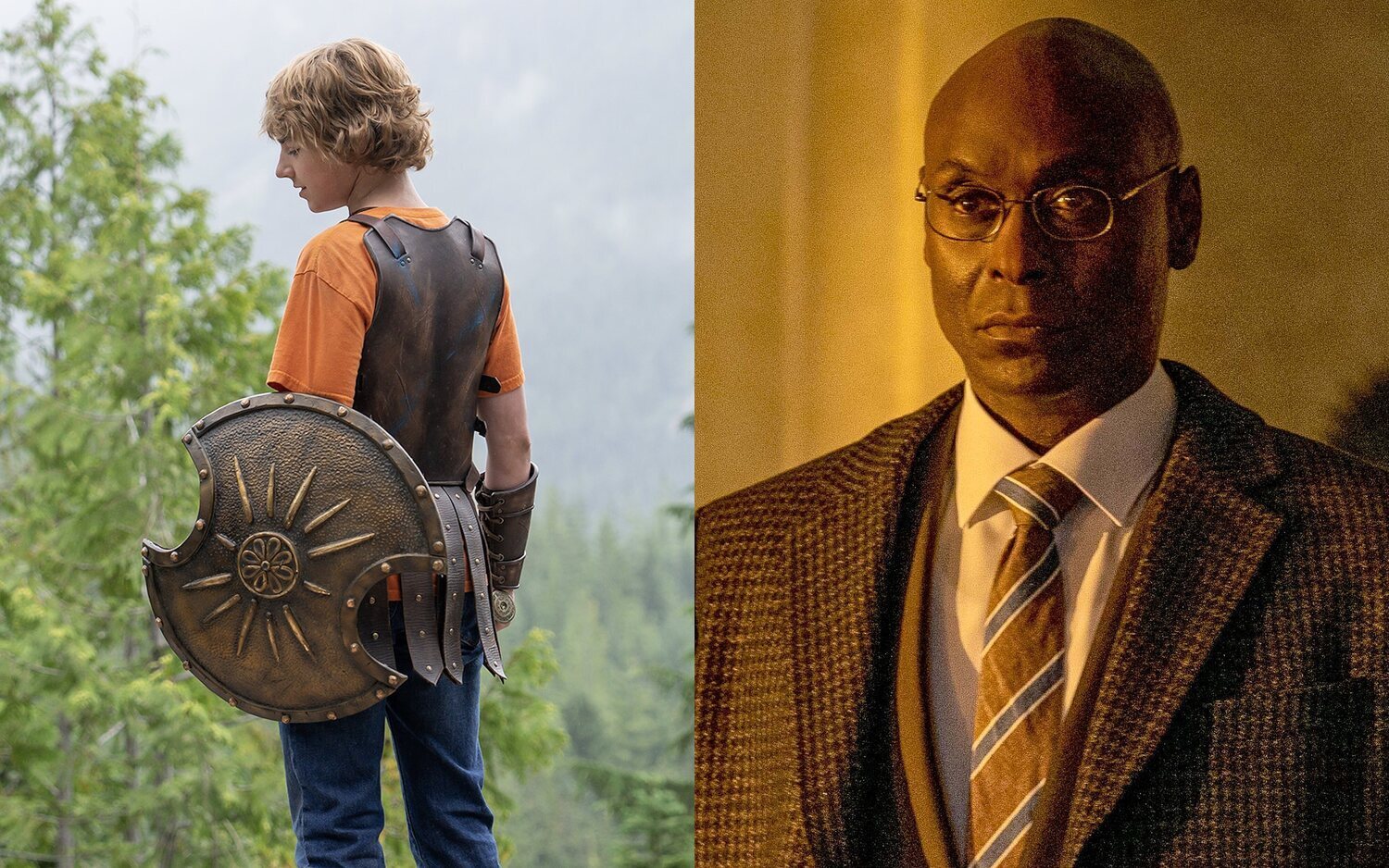 Walker Scobell como Percy Jackson / Lance Reddick en 'John Wick 4'