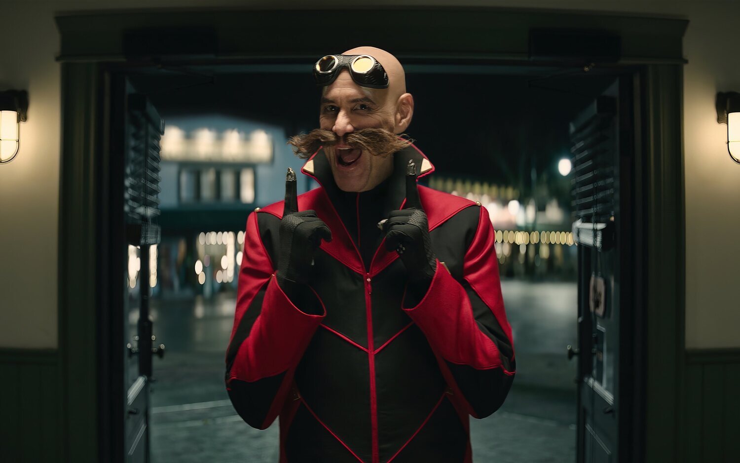 Jim Carrey como el Dr.Robotnik en 'Sonic 2: La película'