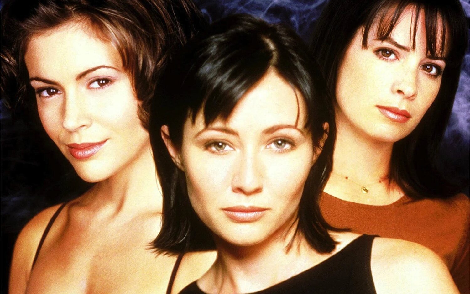 Alyssa Milano, Shannen Doherty y Holly Marie Combs en 'Embrujadas'