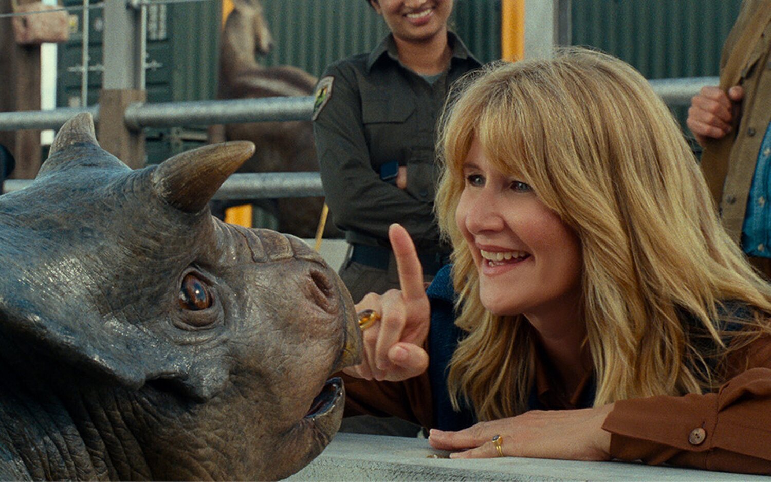 Laura Dern en una escea de 'Jurassic World: Dominion'