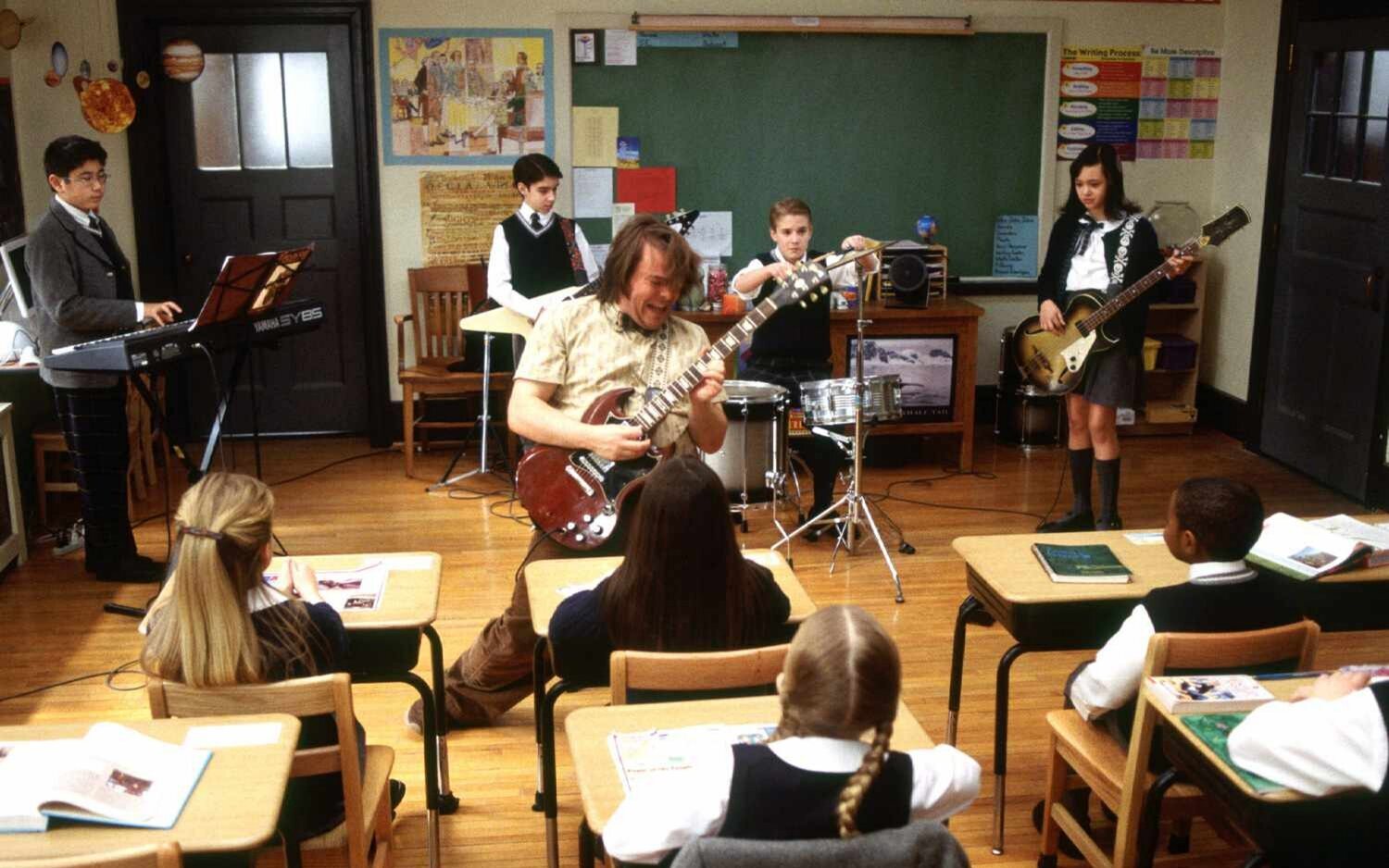 Jack Black en 'Escuela de rock'