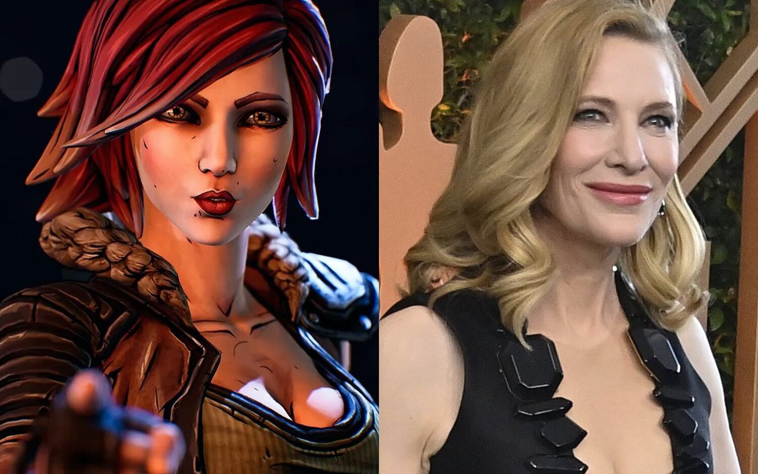 Lilith en 'Borderlands' / Cate Blanchett en los premios del Sindicato de Actores 2022