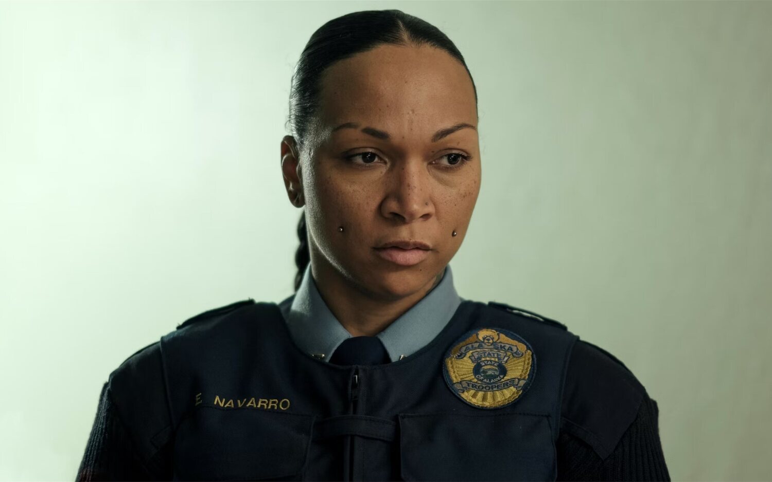 Kali Reis como Evangeline Navarro en la temporada 4 de 'True Detective'