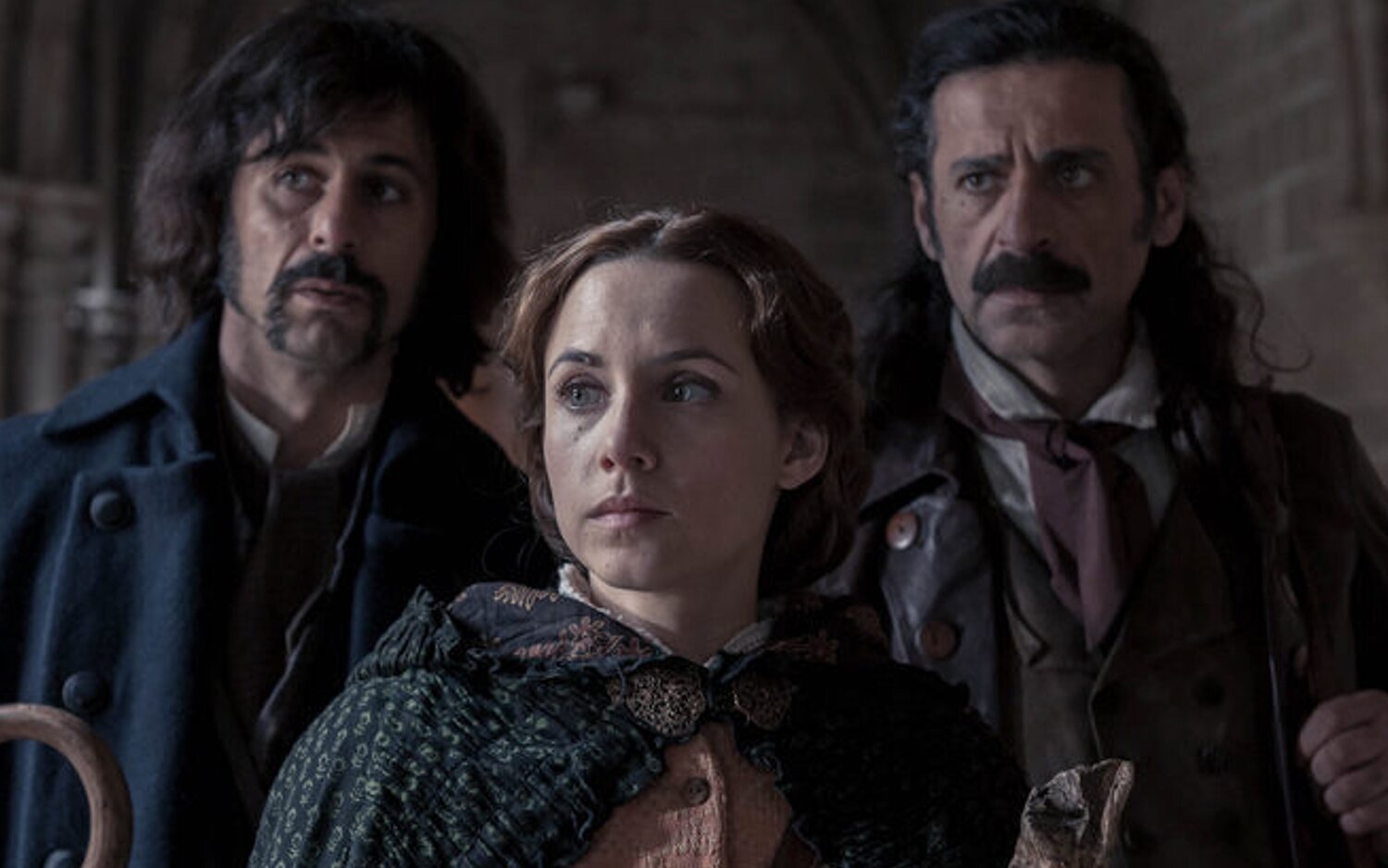 Hugo Silva, Aura Garrido y Nacho Fresneda en 'El Ministerio del Tiempo'