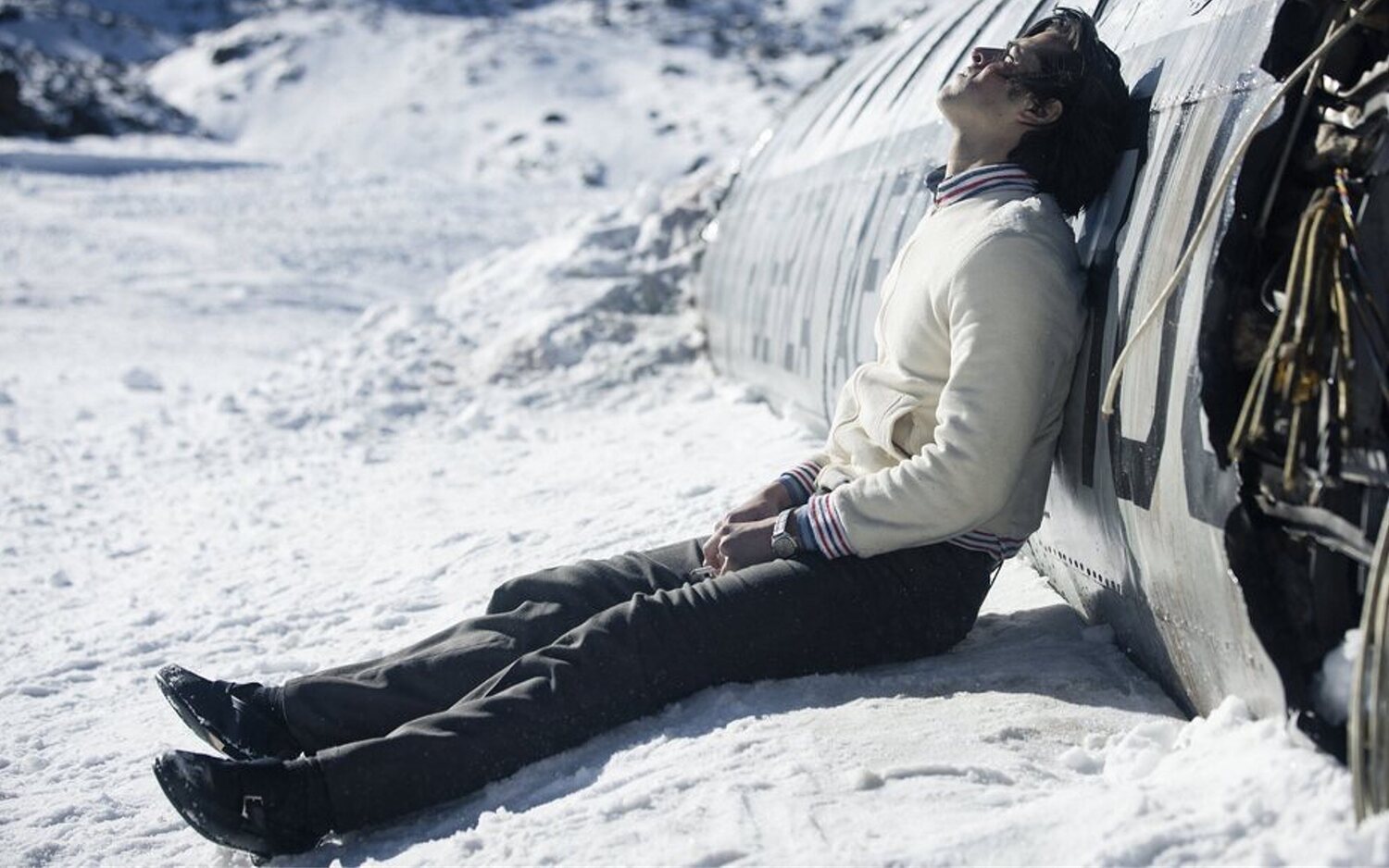 Fotograma de 'La sociedad de la nieve'