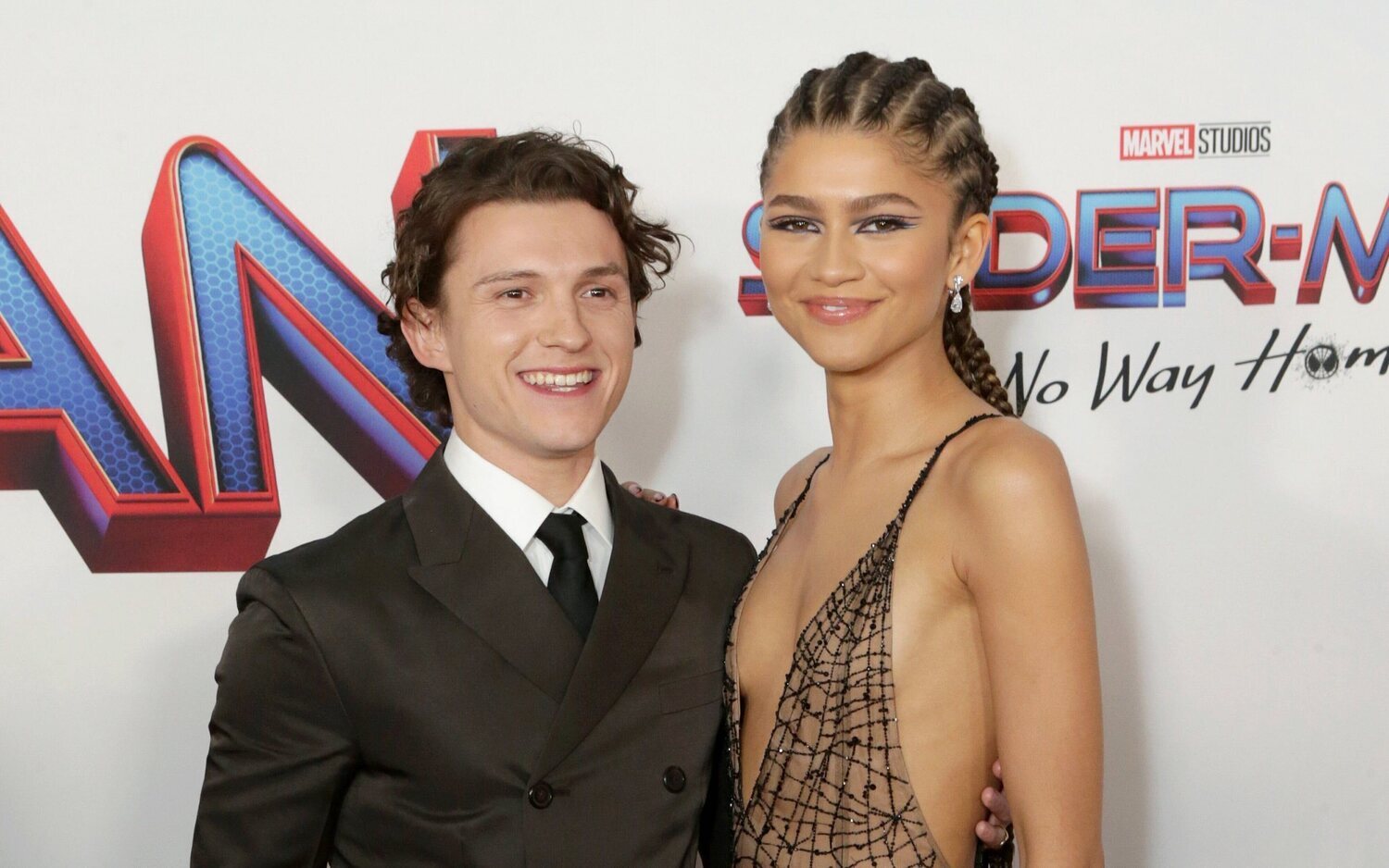 Tom Holland y Zendaya en la premiere de 'Spider-Man: No Way Home'