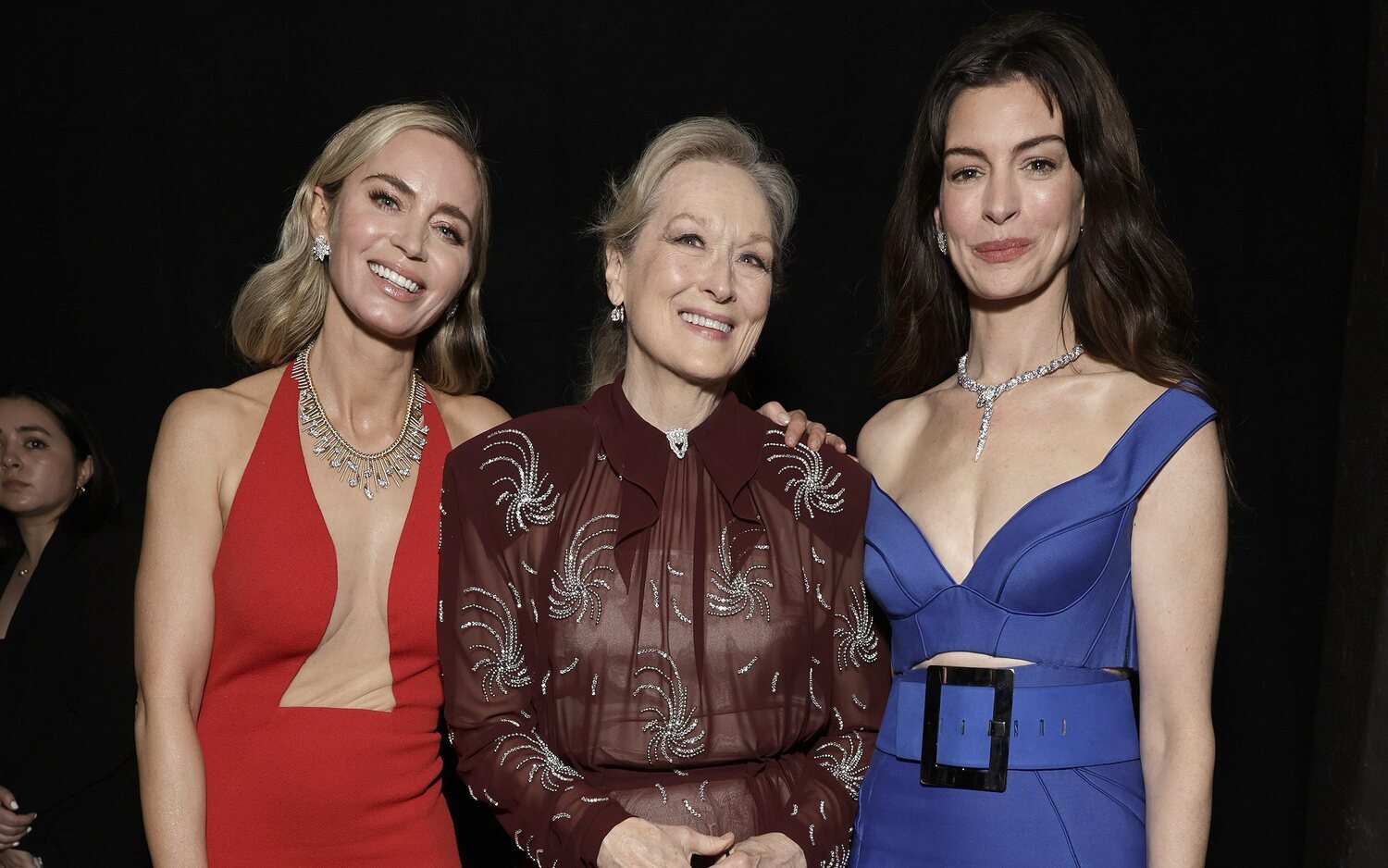 Emily Blunt, Meryl Streep y Anne Hathaway