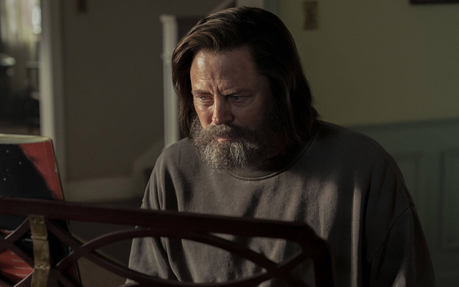 Nick Offerman en el papel de Bill en 'The Last of Us'