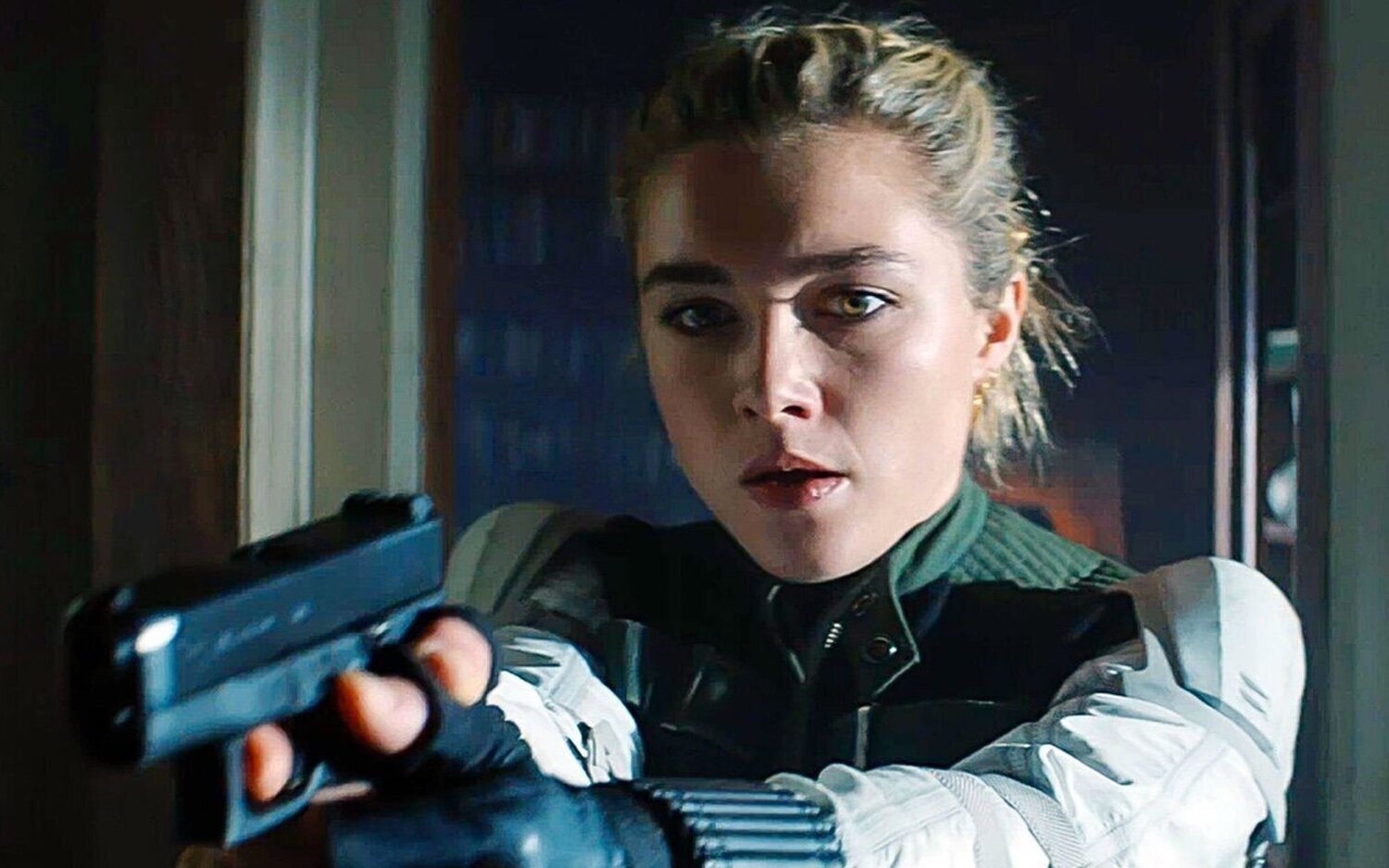 Florence Pugh como Yelena Belova en 'Viuda Negra'